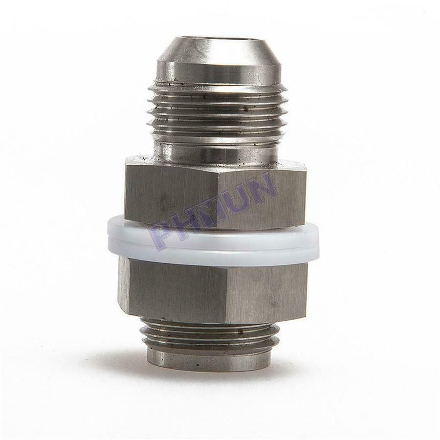 DIY Turbo Steel Oil Pan Return Drain Plug Adapter Bung Fitting For AN10 Weldable