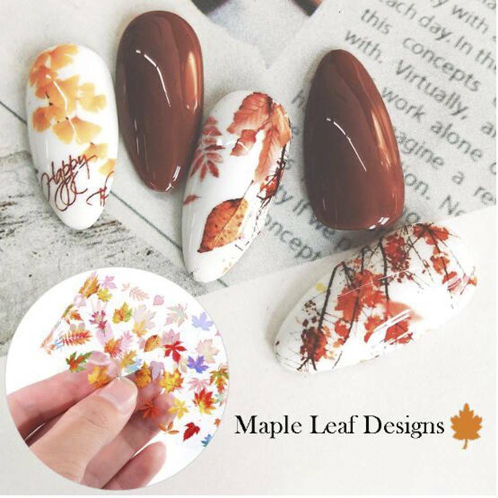10 Sheets Mixed Rose Flower Nails Transfer Foil Beauty Nail Art Stickers Decals