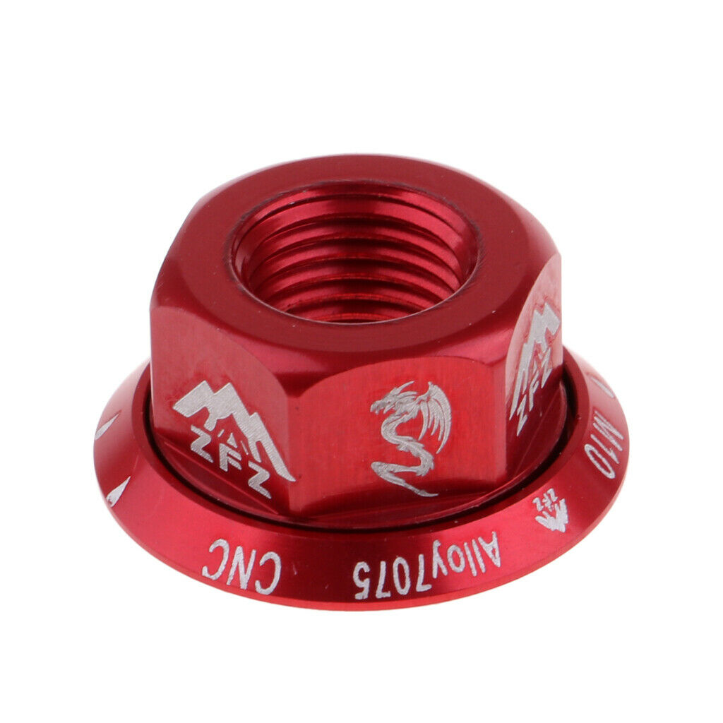 2Pc Track Wheel Nuts  Fixie Quick Release M10 Axle Screw For Rear Hub