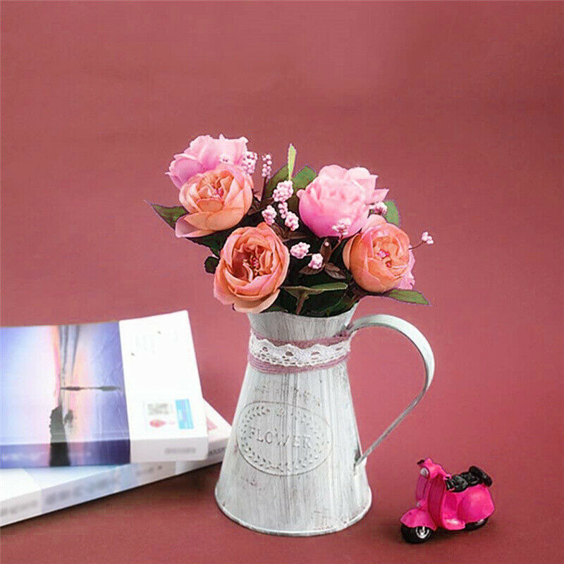 Fashion Iron Flower Vase For Home Office Party Festival Decoration Countr.l8