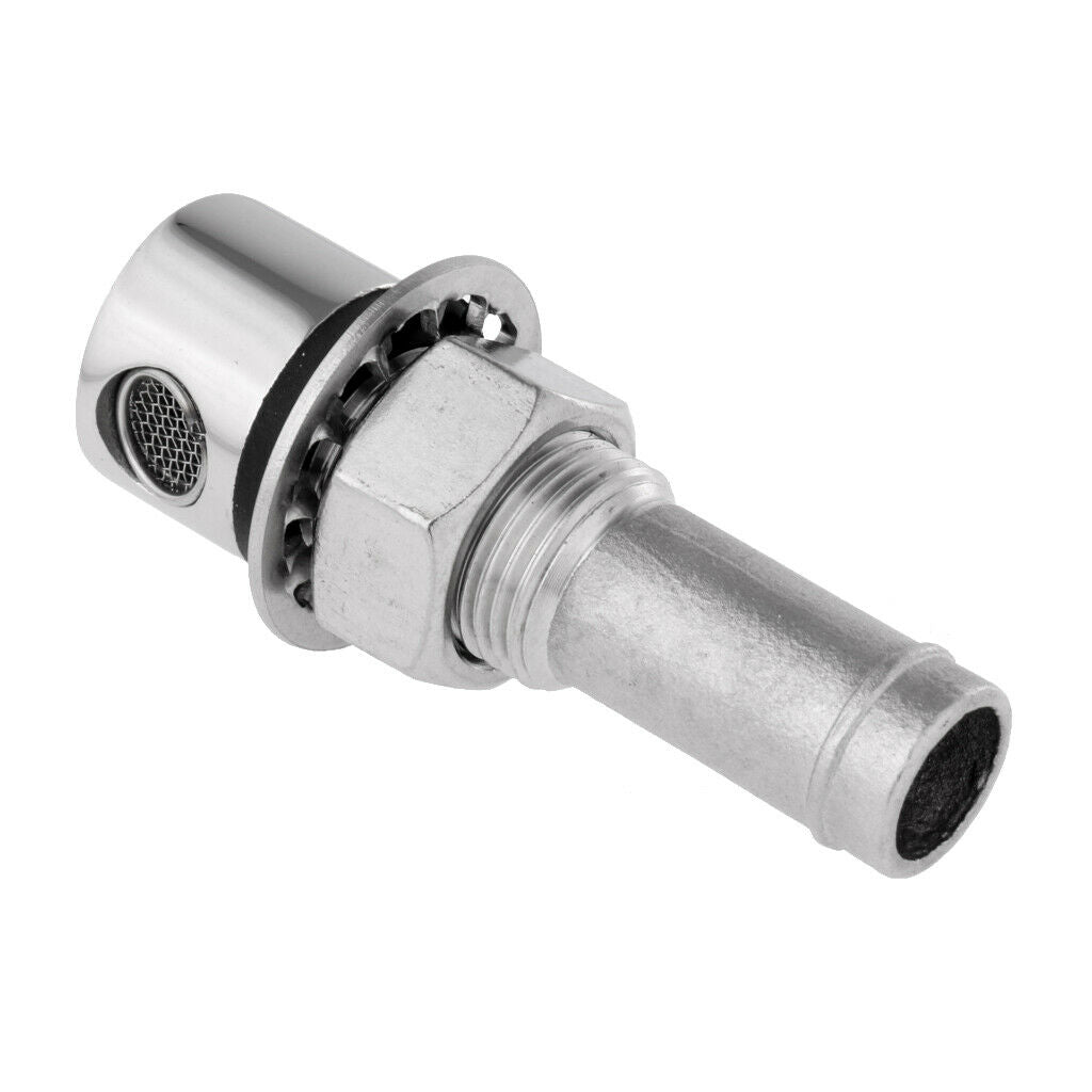 Boat Accessories Stainless Steel Straight Fuel Breather Vent 5/8" (15mm)