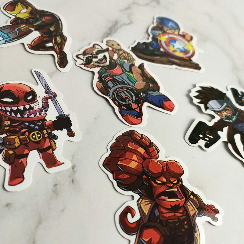 Shop-Story - Stickers Heros: Pack Of 100 Stickers With Super Hero