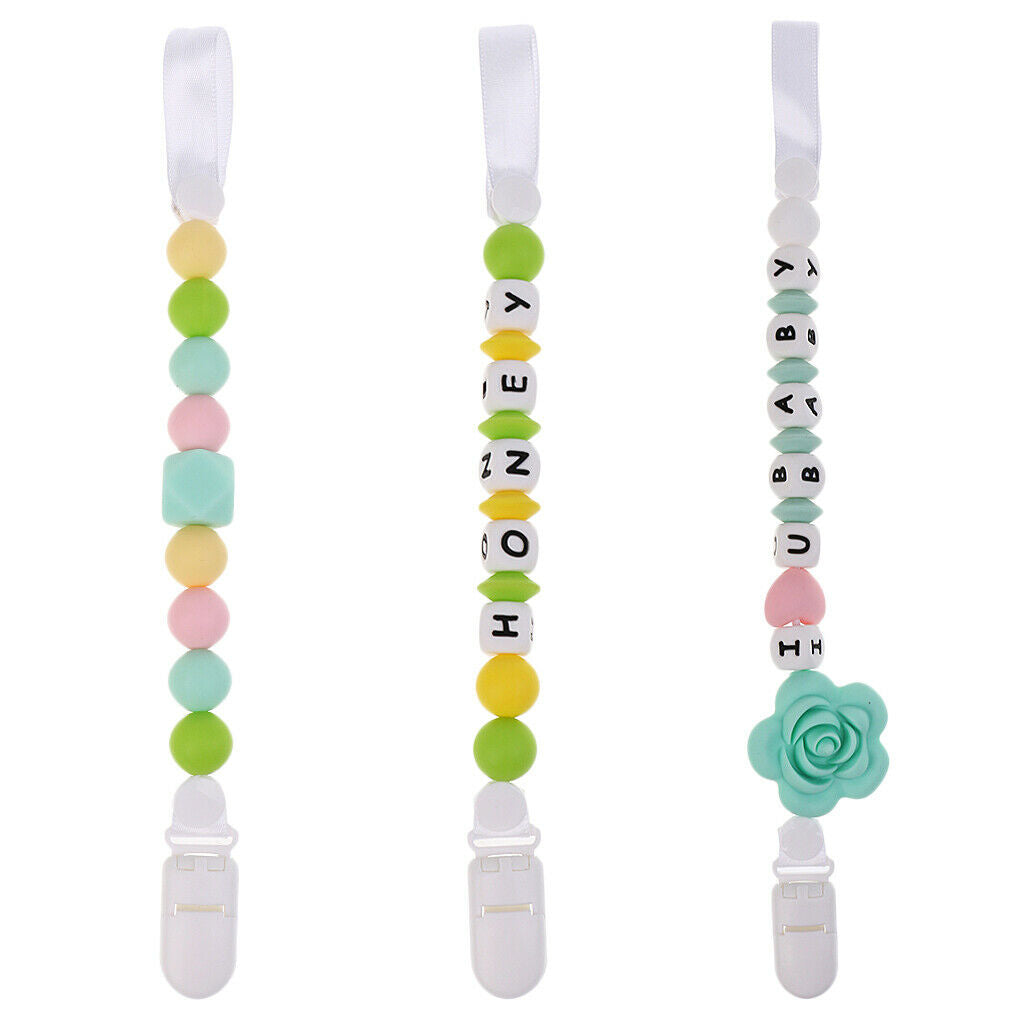 Kids Chain Clip Holders Dummy Pacifier Soother Nipple Strap 24cm Style 1