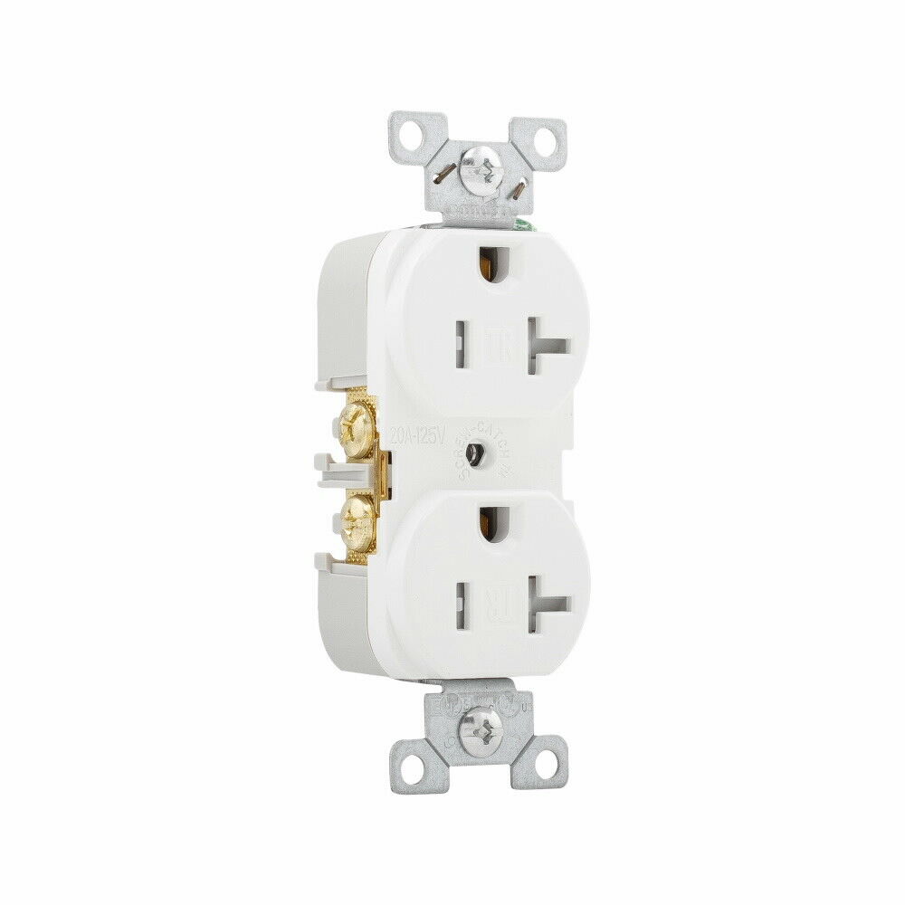 1pcs - EATON TRBR20W 20A 125V Tamper-resistant Duplex Receptacle NEMA 5-20R