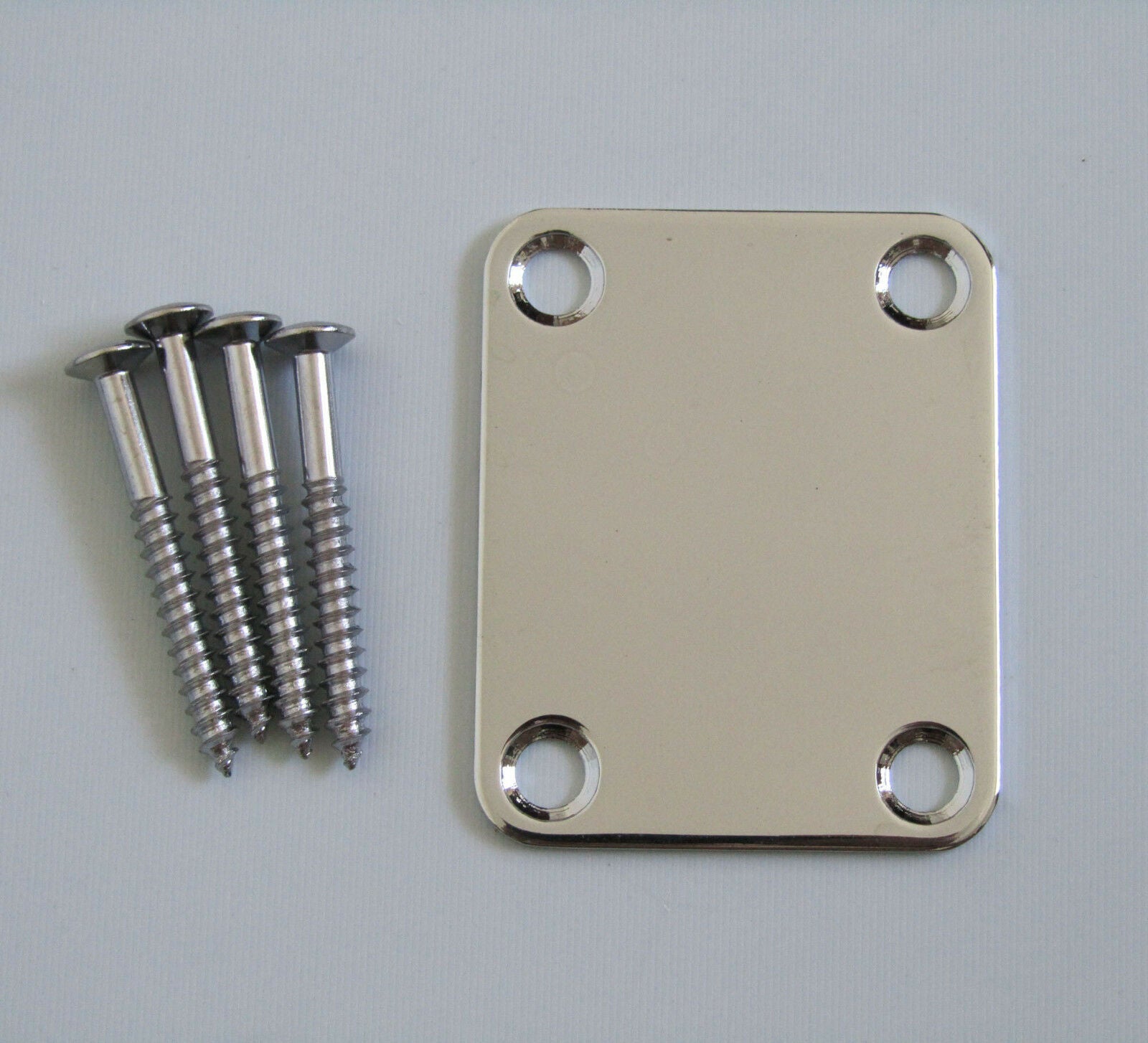 Electric Guitar Metal Neckplate Fits For Fender Chrome