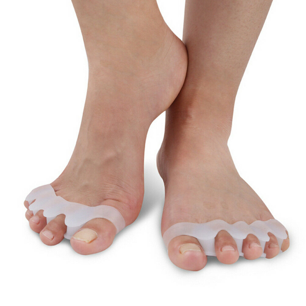 1Pair Gel Toes Separators Orthotics Stretchers Align Correct Overlapping T.l8