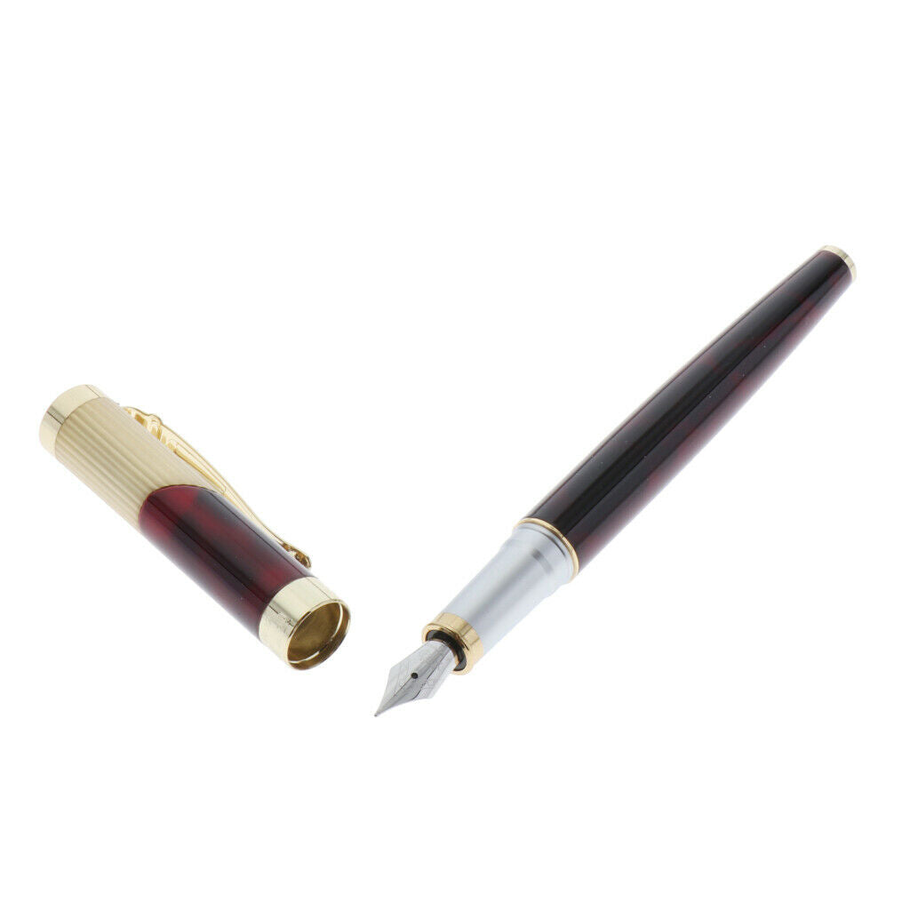 Luxury Metal Fountain Pen Smooth Elegant Writing Calligraphy