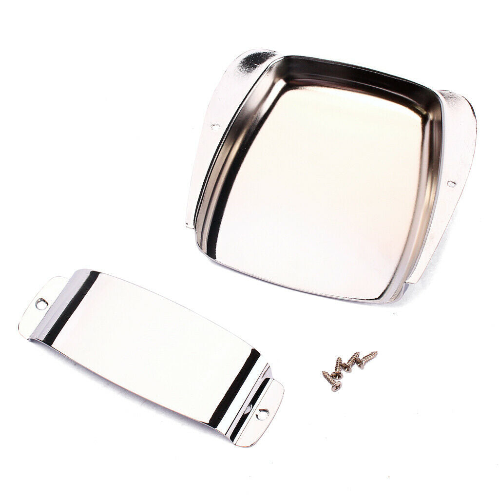 Jazz Bass Pickup Cover and Bridge Cover Chrome Plated Jazz Bass Guitar Gift