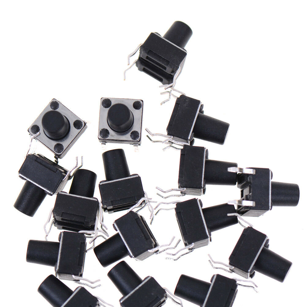 50X 6*6*8mm Tactile Push Button Switch Tact Switch Micro Switch 4-Pi.l8