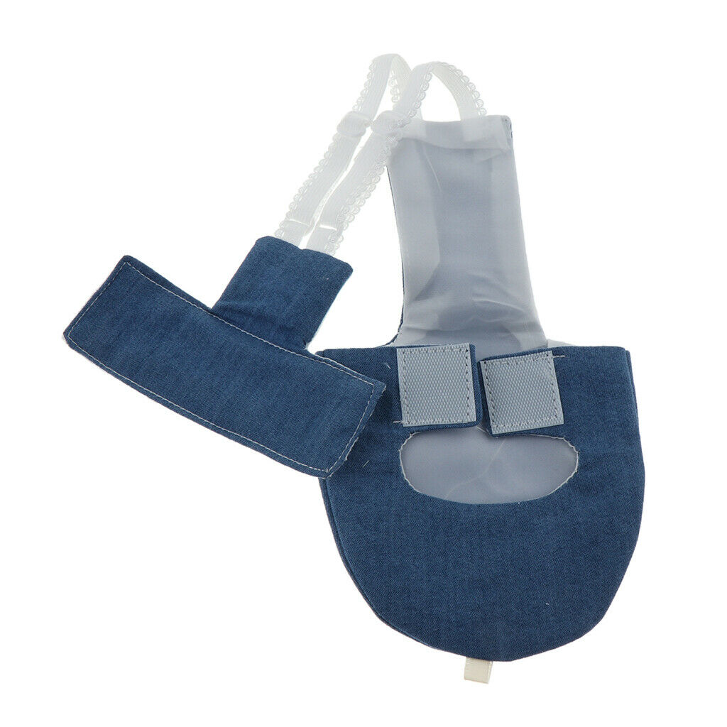 2 Pcs Parrot Diaper Washable  for Small to Large Birds Denim