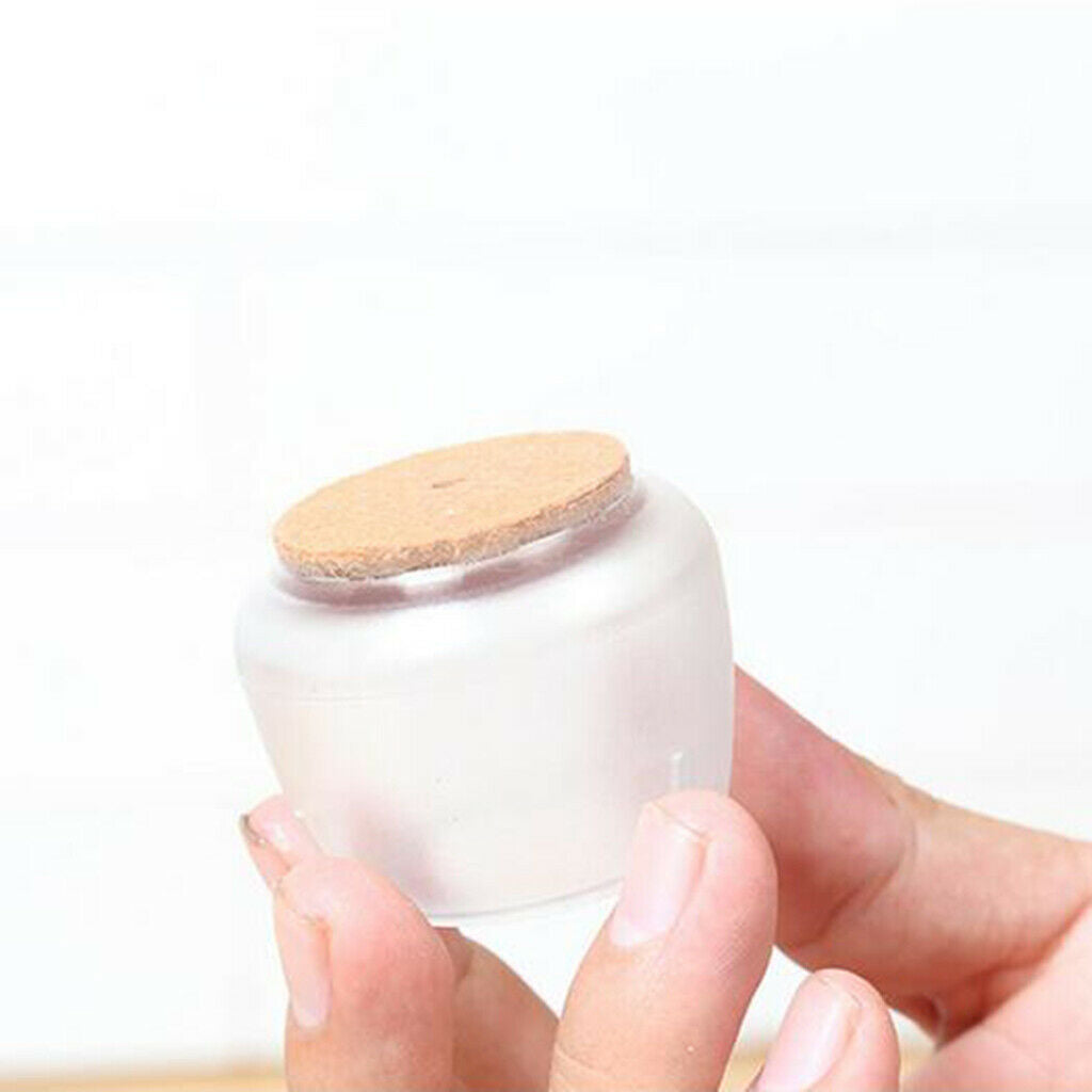30 Pieces For Round 17-21mm Chair Leg Caps  Protectors Clear