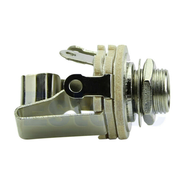 1/4" 6.35mm Jacks For Guitar Switch Repairs Professional Stereo Output MF