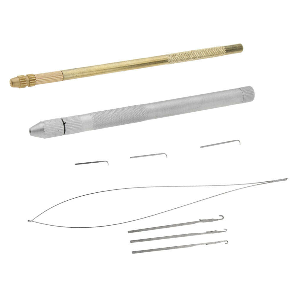 Crochet Hooks Ventilation Lock Draw Lock  Needles Holder Set