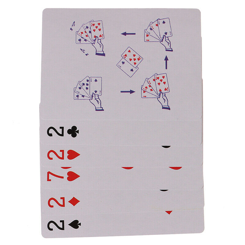4 Cards 7 To 2 Transformer Magic Tricks Close Up Street Magic Props ToysjoJ.DD