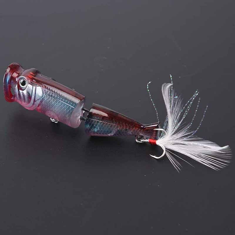 8cm 11.5g fishing lure hard bait artificial popper crankbait wobbler bait .l8