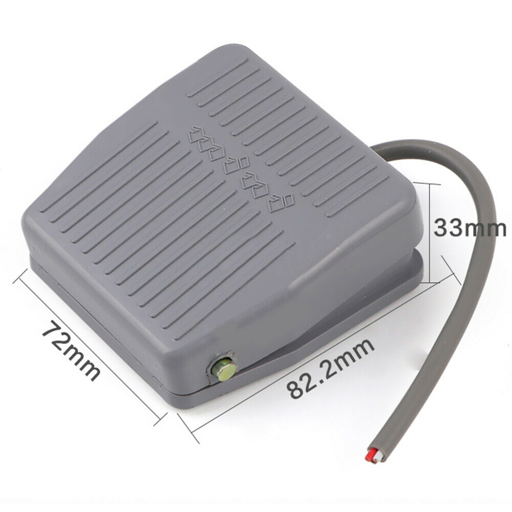 250V 10A Momentary Control Switch Electric Power Pedal SPDT Foot Switch