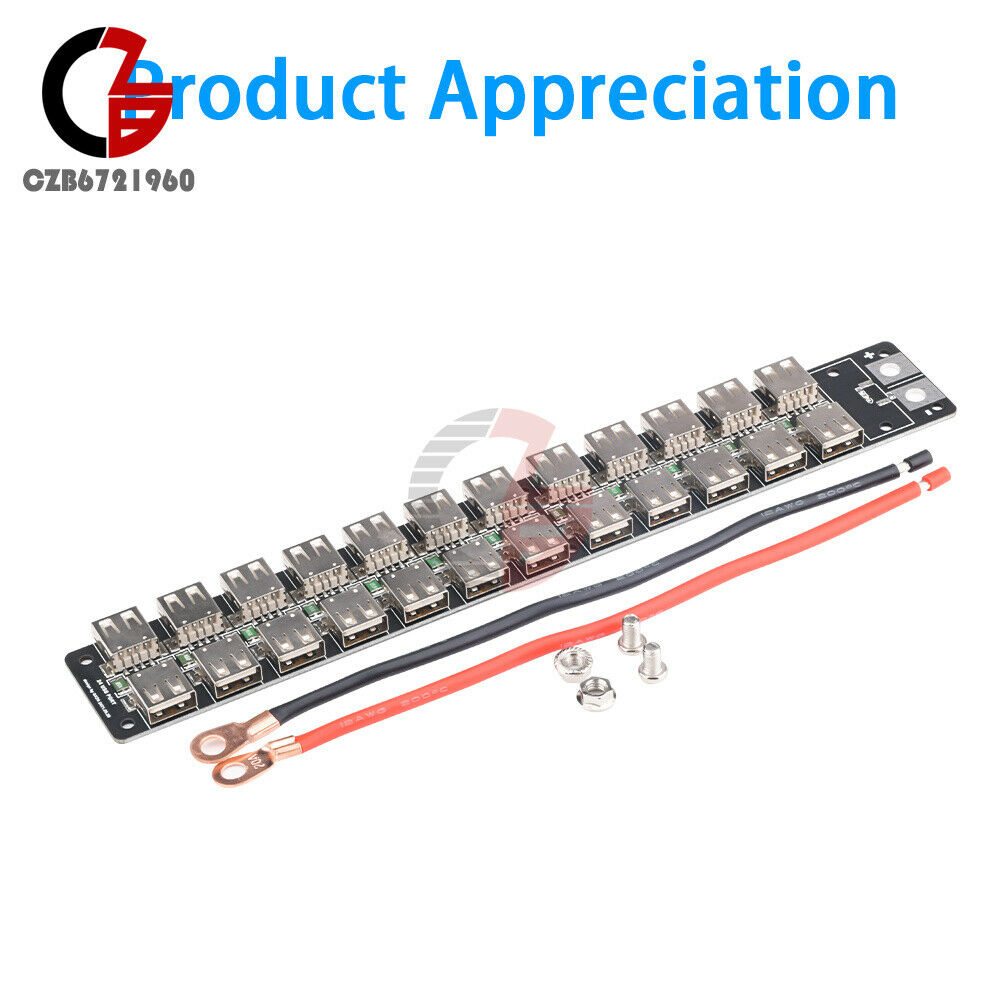 24-port USB Charger Mobile Game Studio Centralized Power Supply Plugboard 240W