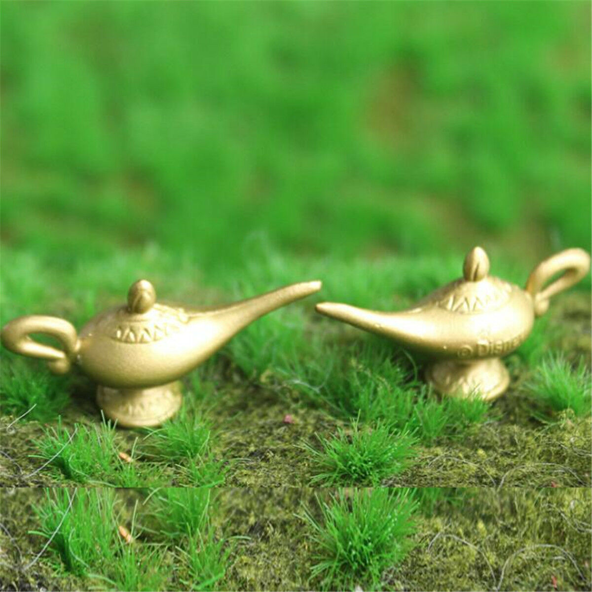 5PCS Mini Aladdin Genie Lamp Miniatures Fairy Garden Decor Moss Micro Landscape
