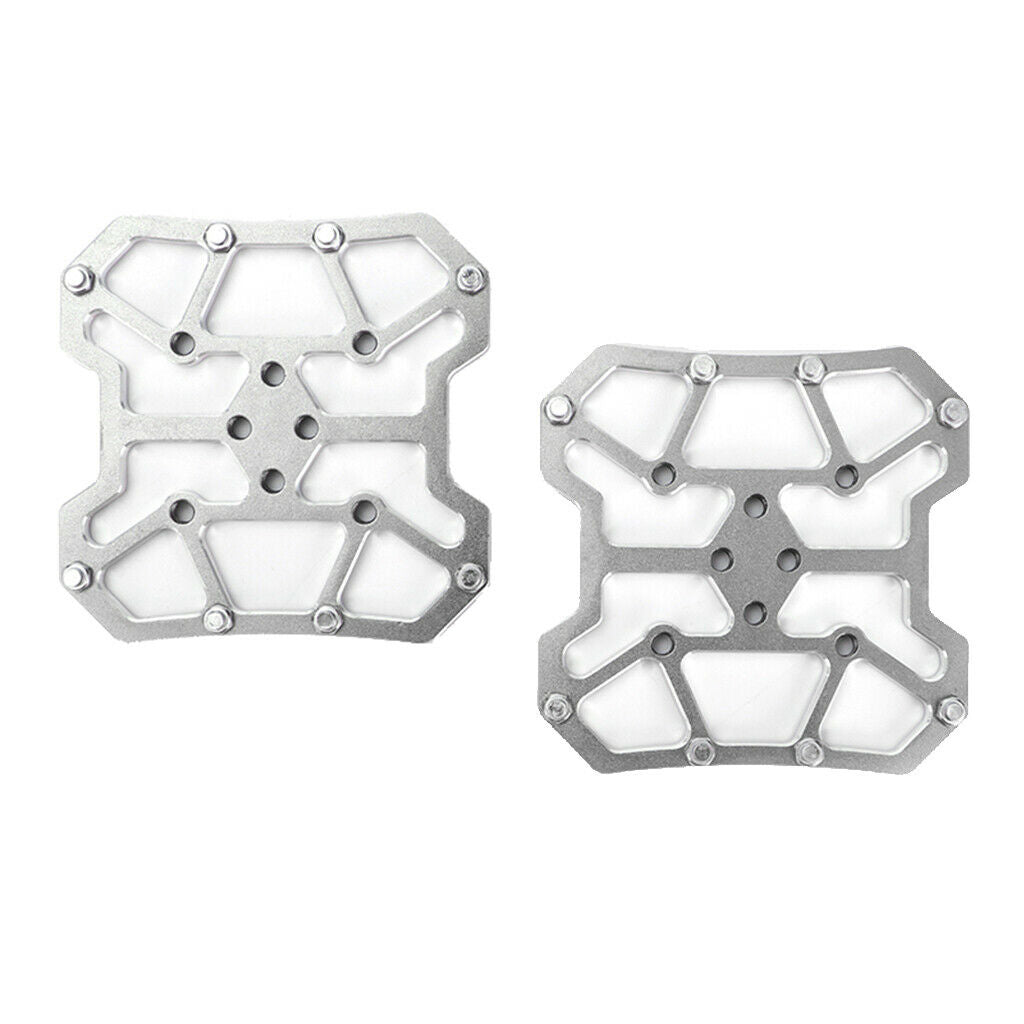 1 pair MTB bike lock clipless pedal plate adapter converter splitter