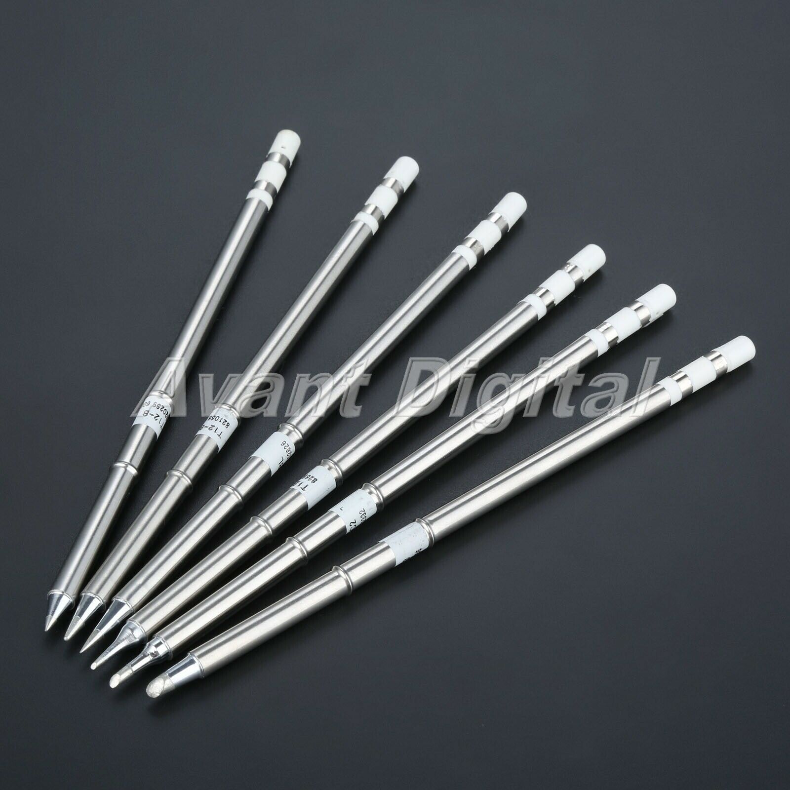 6Pcs Solder Iron Tips T12 Series Iron Tips Welding Soldering Tool Kit Wholesale