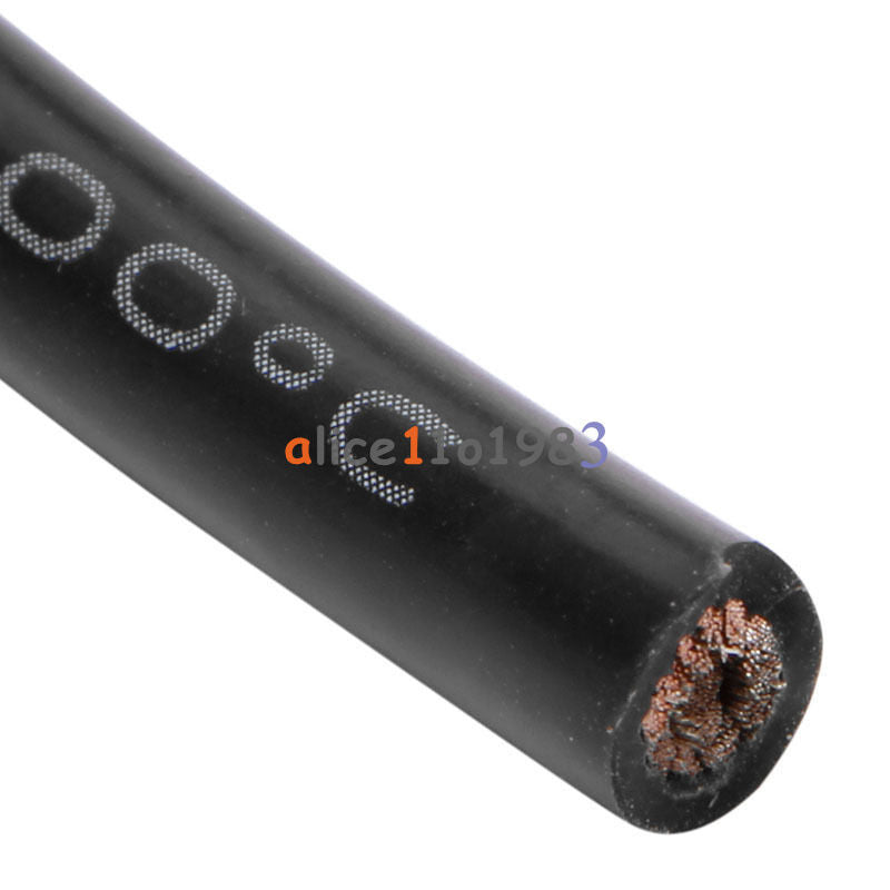 10 AWG Gauge Wire Flexible Copper Stranded Cables For RC Black Red