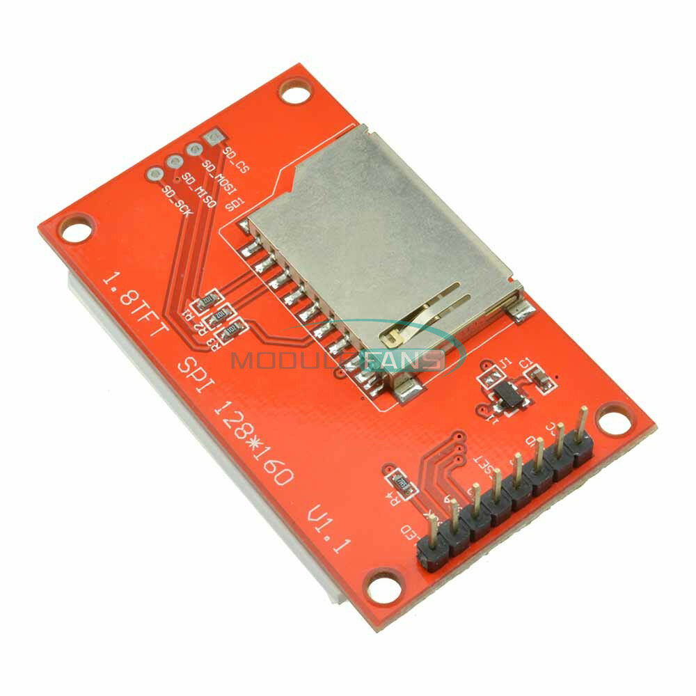 1.8 inch TFT SPI SD Card 128x160 LCD Display Module AVR PIC ARM STM32 ST7735