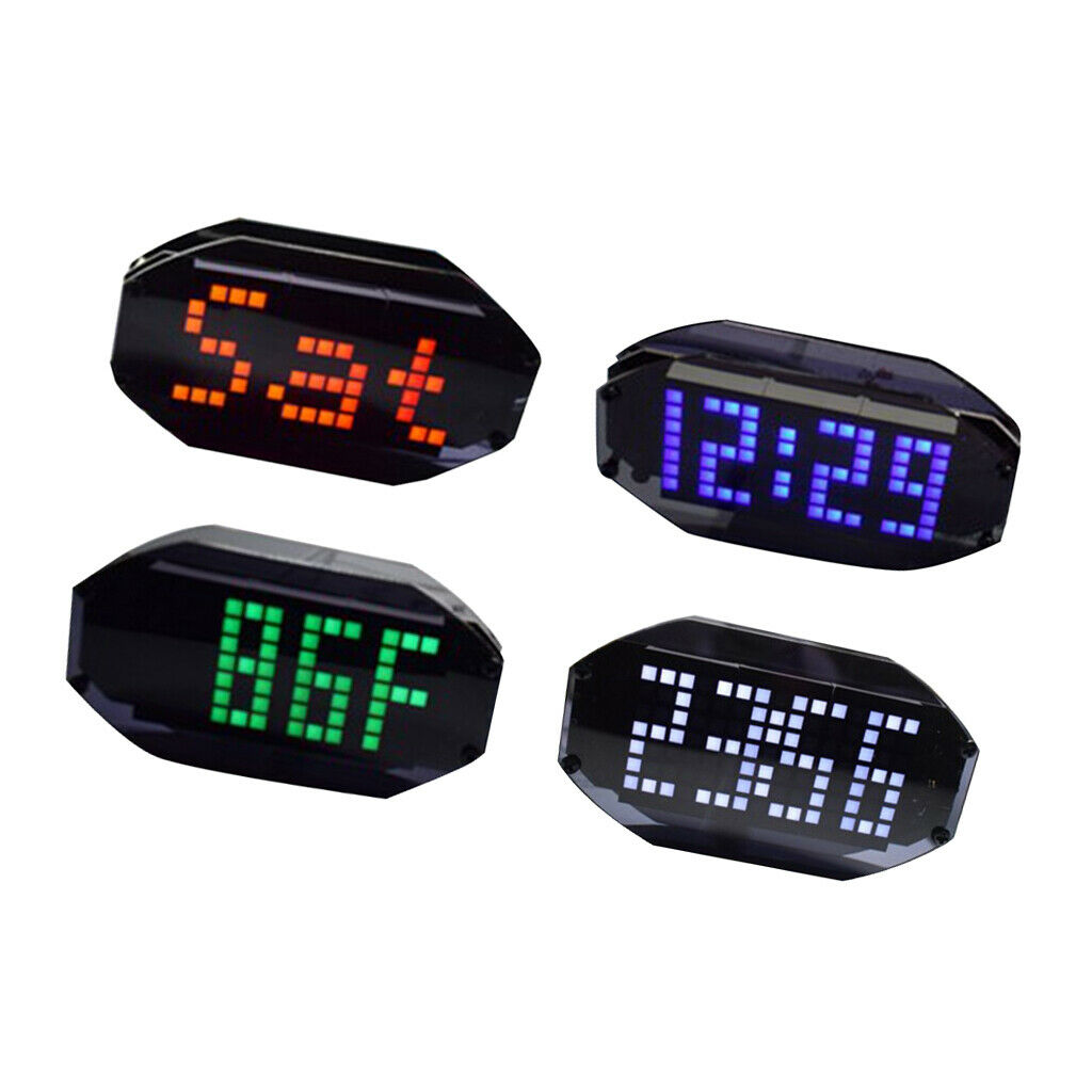 LED Alarm Clock Digital Desk Clock Precision Time Date Temperature Set Red