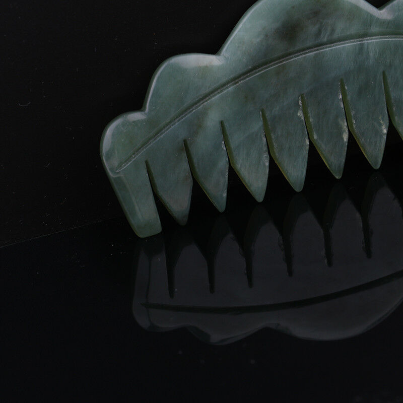 natural stone comb women handmade jade comb shape design massage comb VxJ.l8