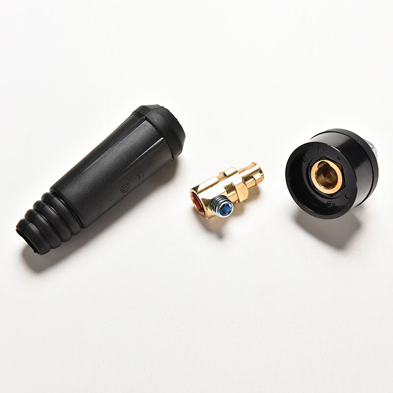 Black DKJ10-25 & DKZ10-25 Welding Machine  Cable connector-Plug + Socket S.z SJ