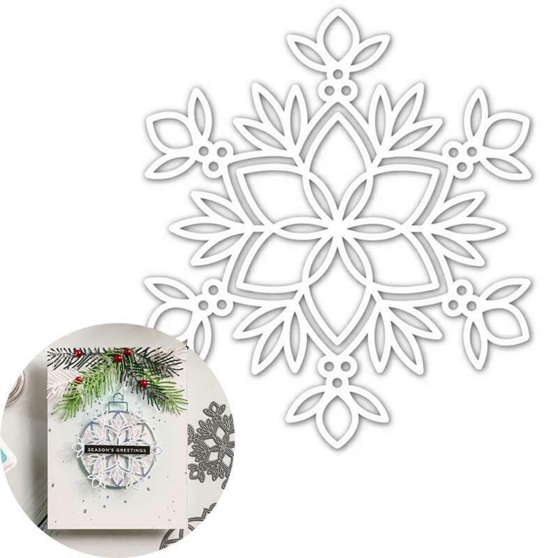 Snowflake Metal Cutting Dies Stencil Scrapbooking DIY Album Paper Embossing