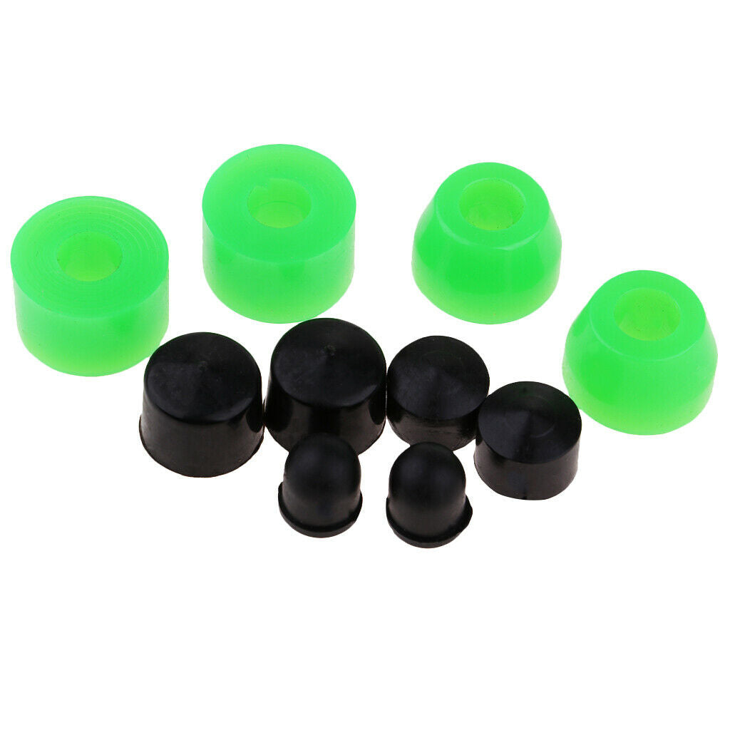 10pcs Longboard Skateboard Bushings Conical Cylinder Bushing  Cups Set