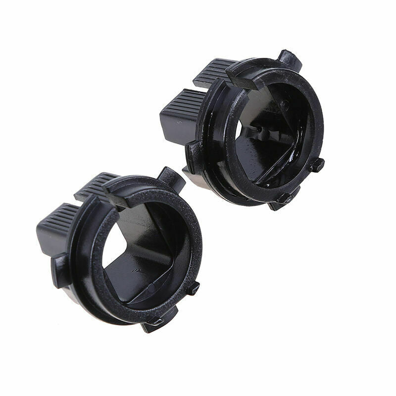 2x Black Bulb Base Holder H7 LED Headlight Adapter Retainer Universal Fit Kia K5