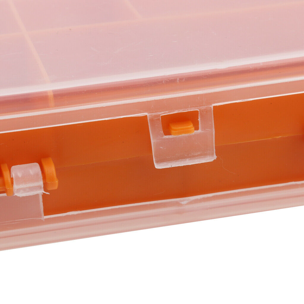 Double Side Waterproof Fishing Tackle Box Fish Lure Hook Storage Case Holder