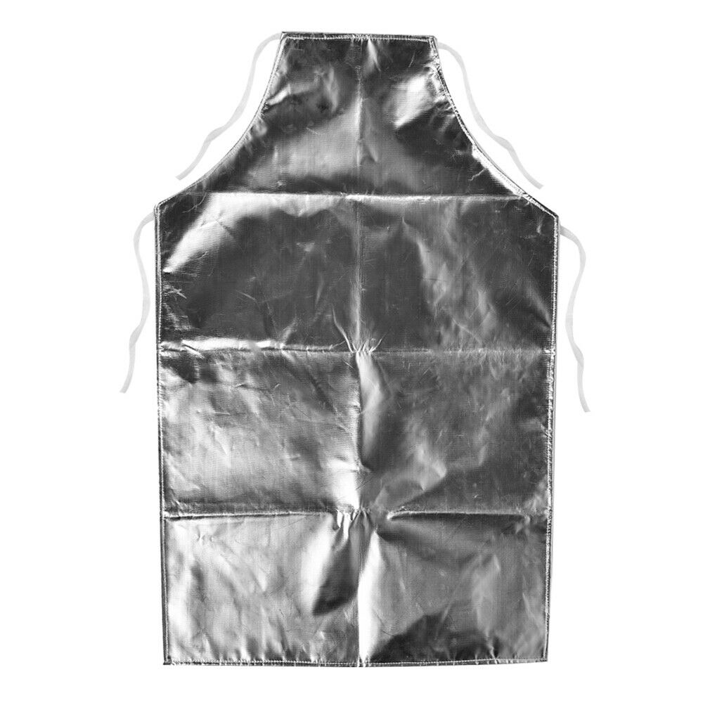 1000Â° Aluminum Foil Apron Heat Resistant work High Temperature safety insulated