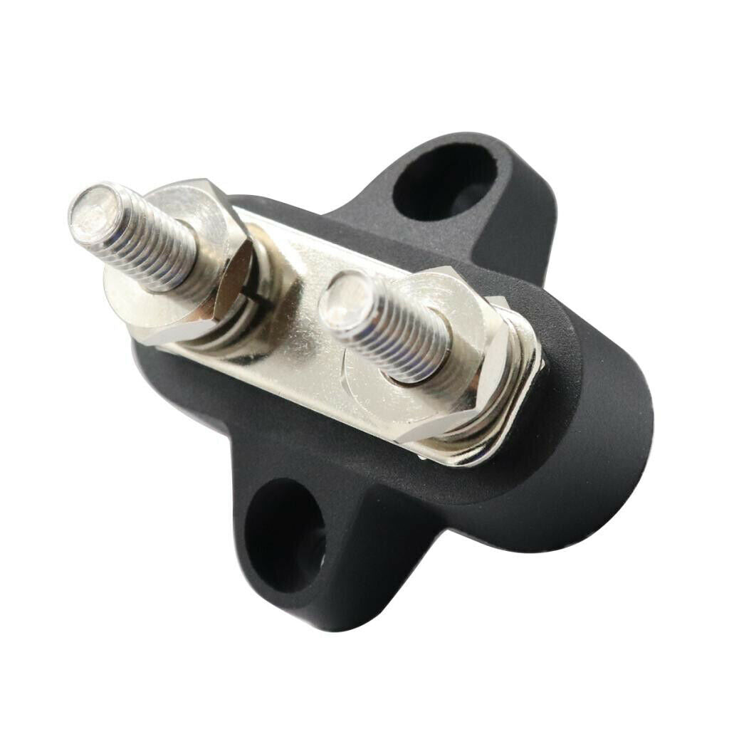 2 Pieces 48VDC Bus Bar Boat Electrical Dual Type M6 Terminal Stud Bus Bar