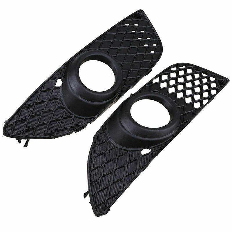 Front Bumper Fog Light Grille Grill Cover Replace for Mitsubishi Lancer 08-14