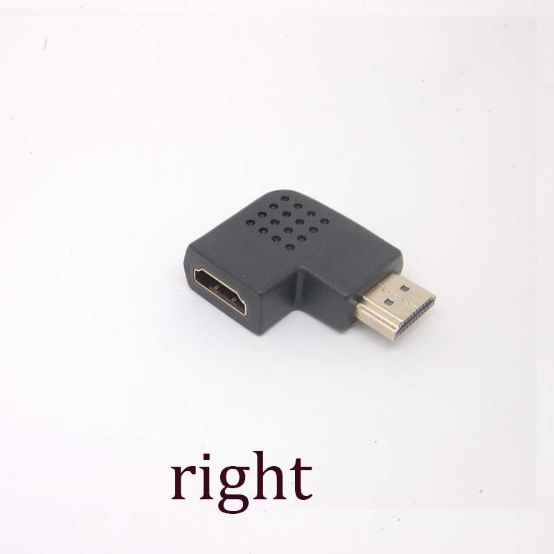 90 Degree Right Angle Male to Female Adapter Cable Connector Coupler HDMI HDTV