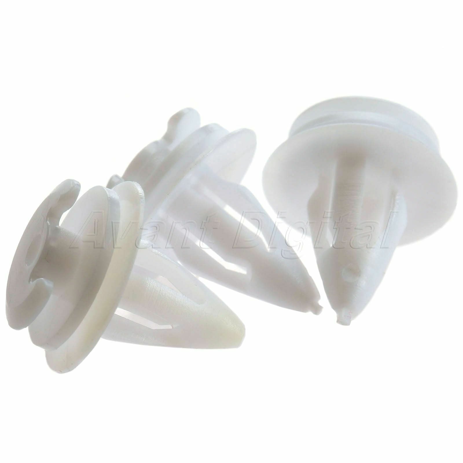 50 Pcs White Door Trim Panel Clips For Car 3 5 7 Door Trim Panel Clips