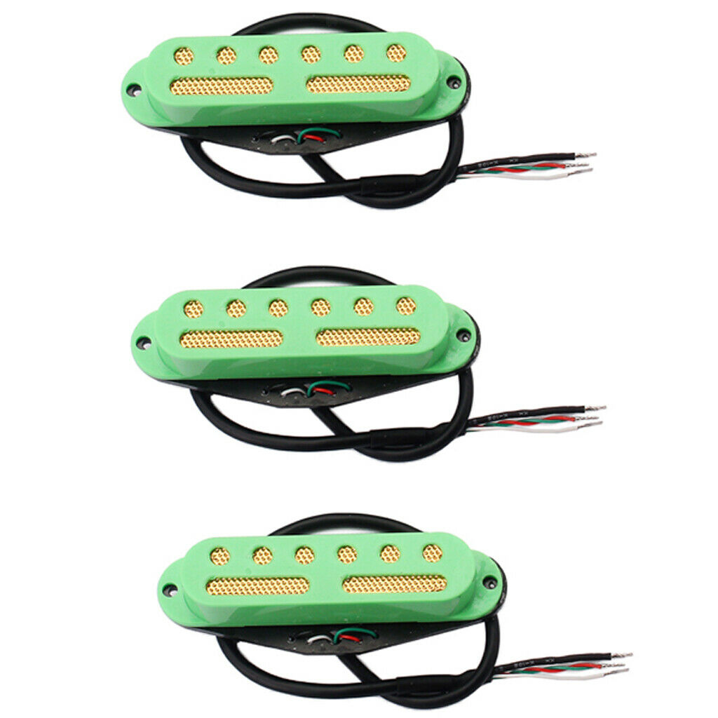 Electric Guitar Pickup Single Coil Humbucker SSS Guitar Accessories Green