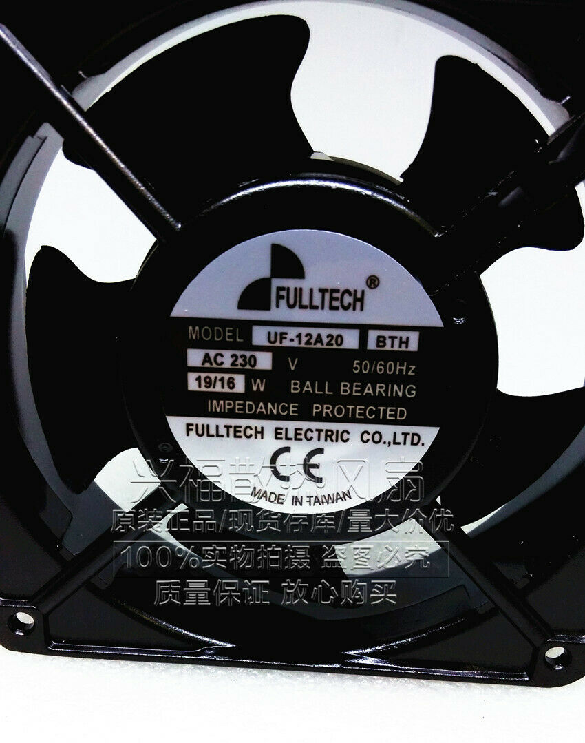 For Fuyou UF-12A20BTH 12CM FULLTECH 120x120x38MM  230V 19/16W industrial fan