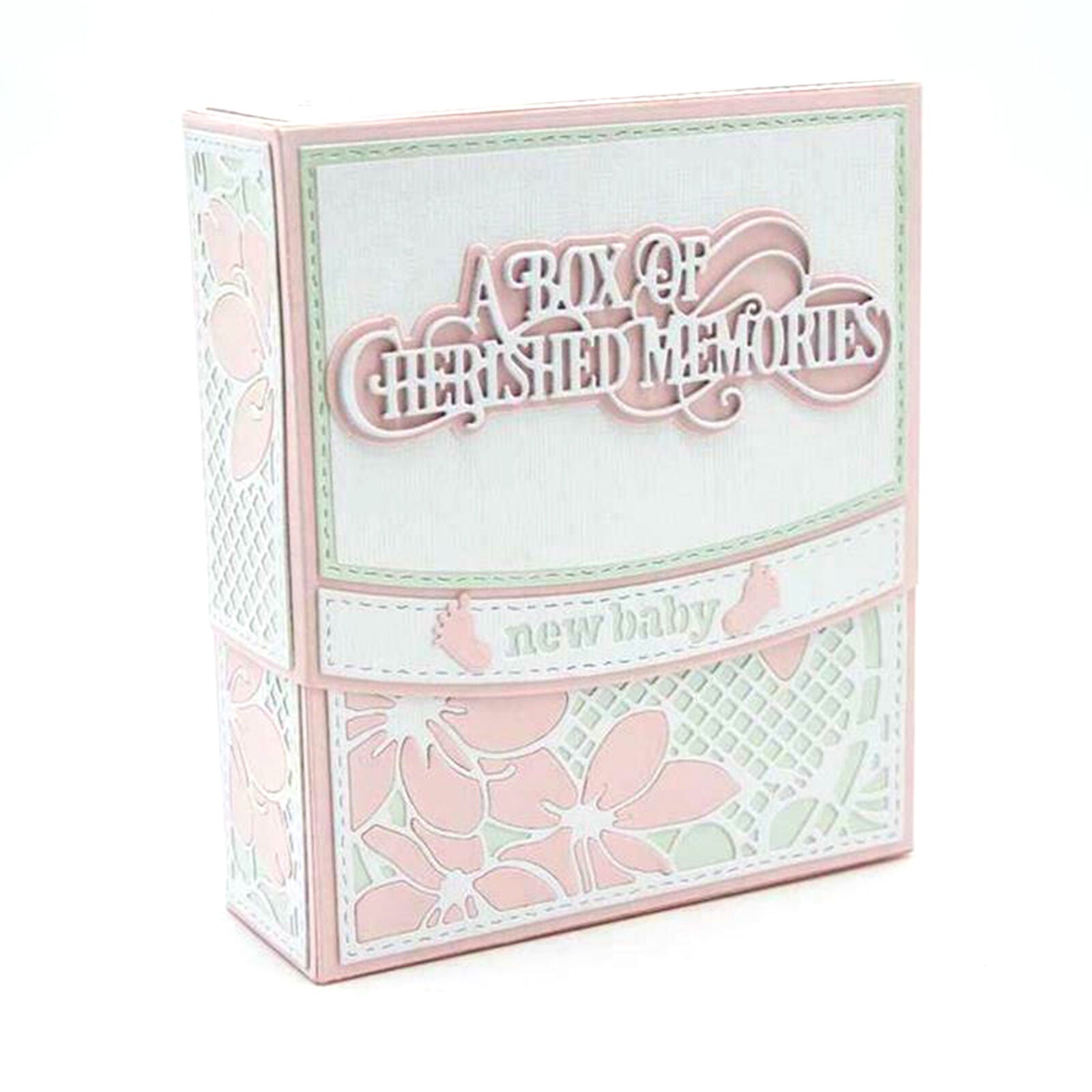 Memory Book Journey Gift Box Accessories Metal Cutting Dies Diy Scrapbook Crafts