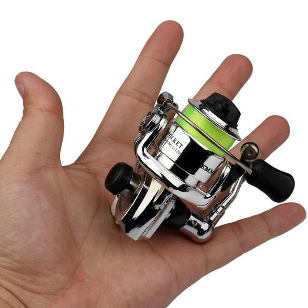 Pocket Mini Fishing Reel 4.3:1 Small Metal  Reel Fishing Tools Accessory