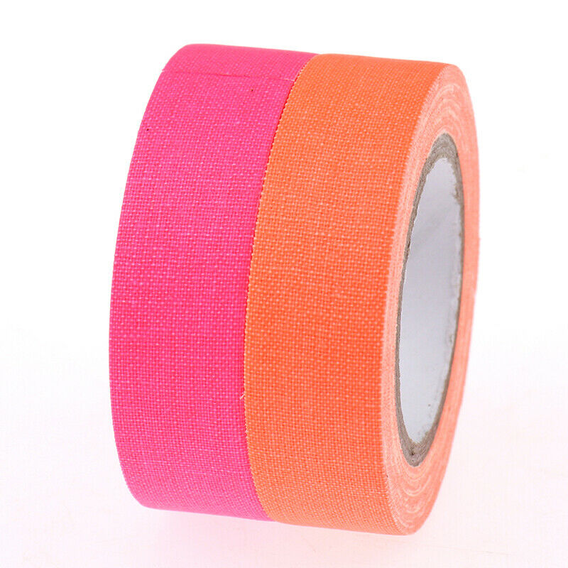 6Rolls UV Reactive Tape Blacklight Fluorescent Tape Glow in The Dark Neon GDD