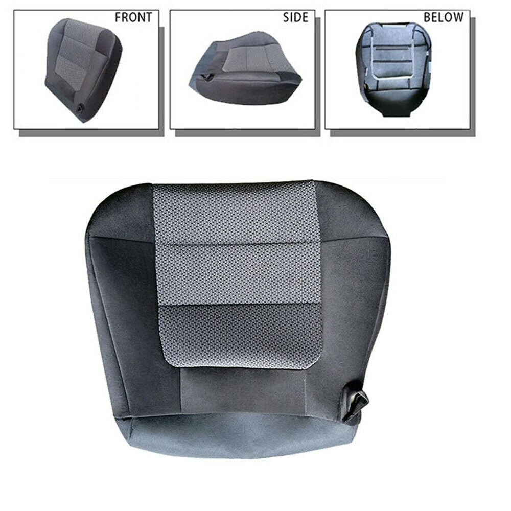 For 2001-2003 Ford F150 Driver Side Bottom Replacement Cloth Seat Cover Gray