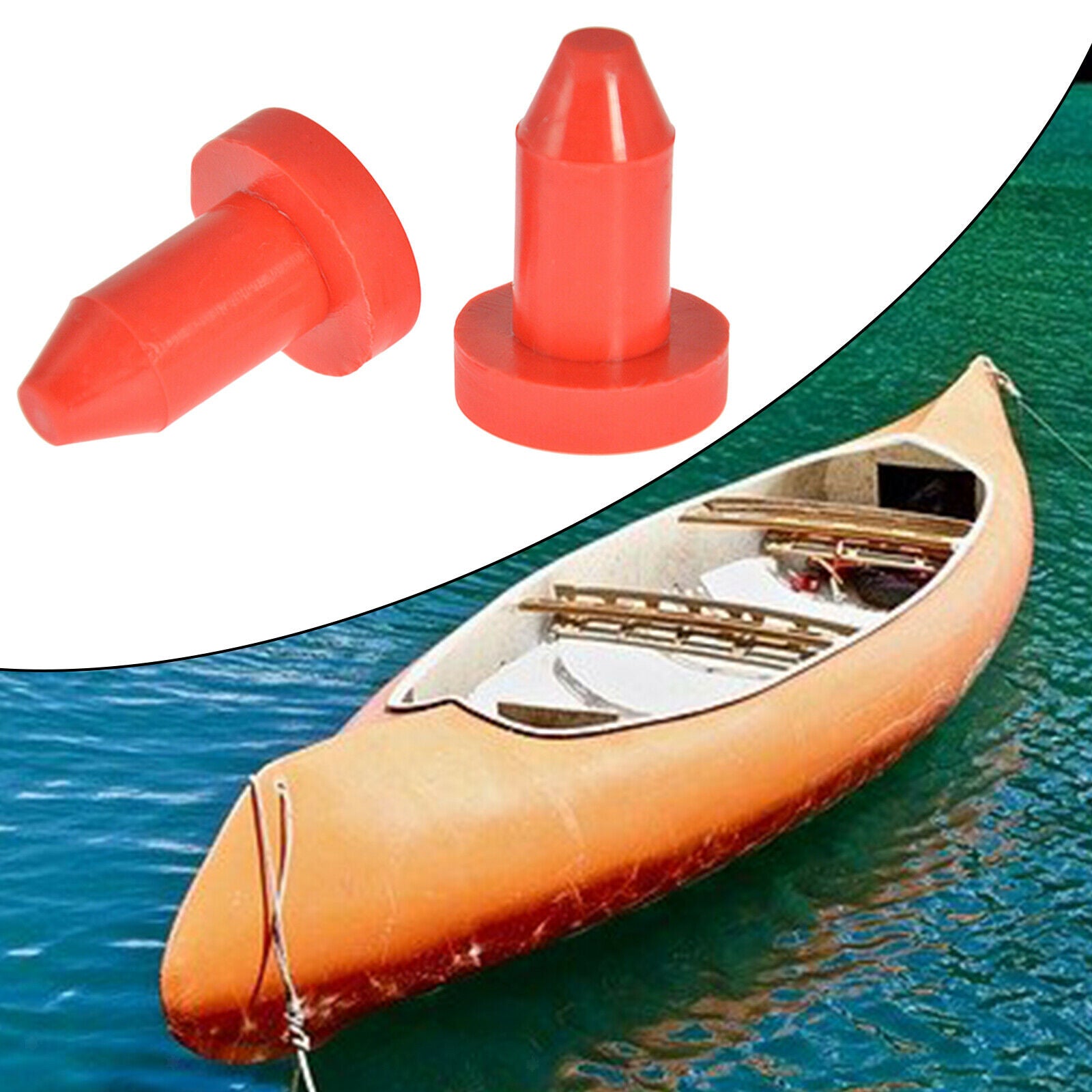 Kayak Drain Plugs Canoe Drain Holes Stoppers for Aruba 8SS Replaces Red