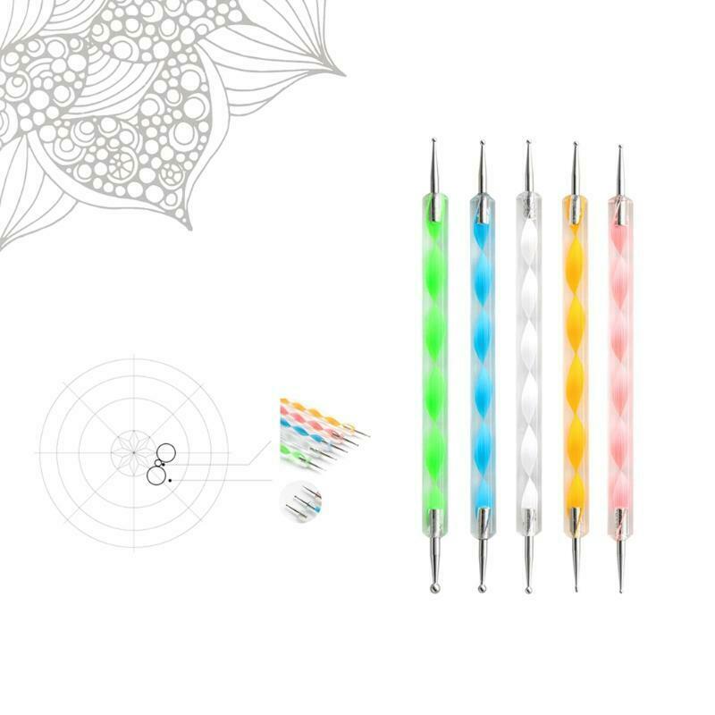 10 Sets Clay Brushes Emossing Pens Graffiti Wooden Dotting Pen