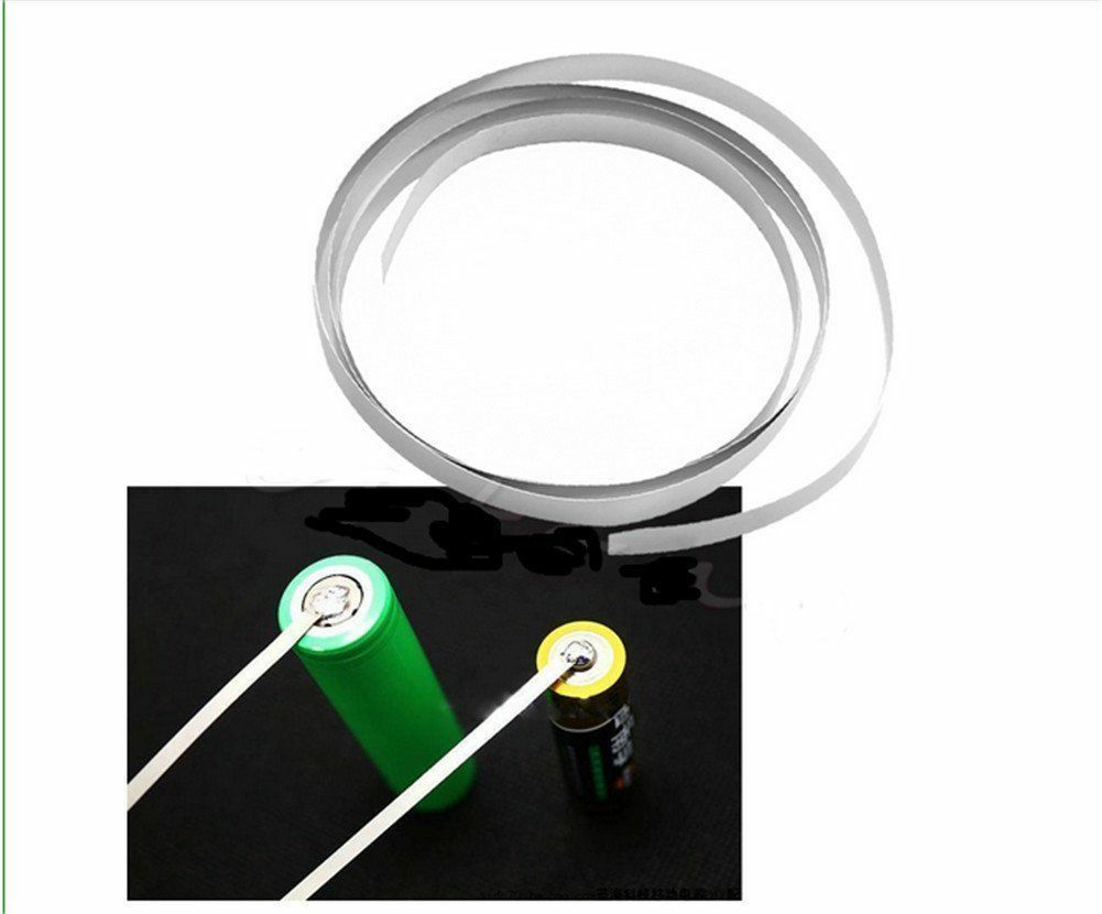 2M 0.1x5mm Nickel Plated Steel Sheet Strap Tape Strip For Battery Spot Welding