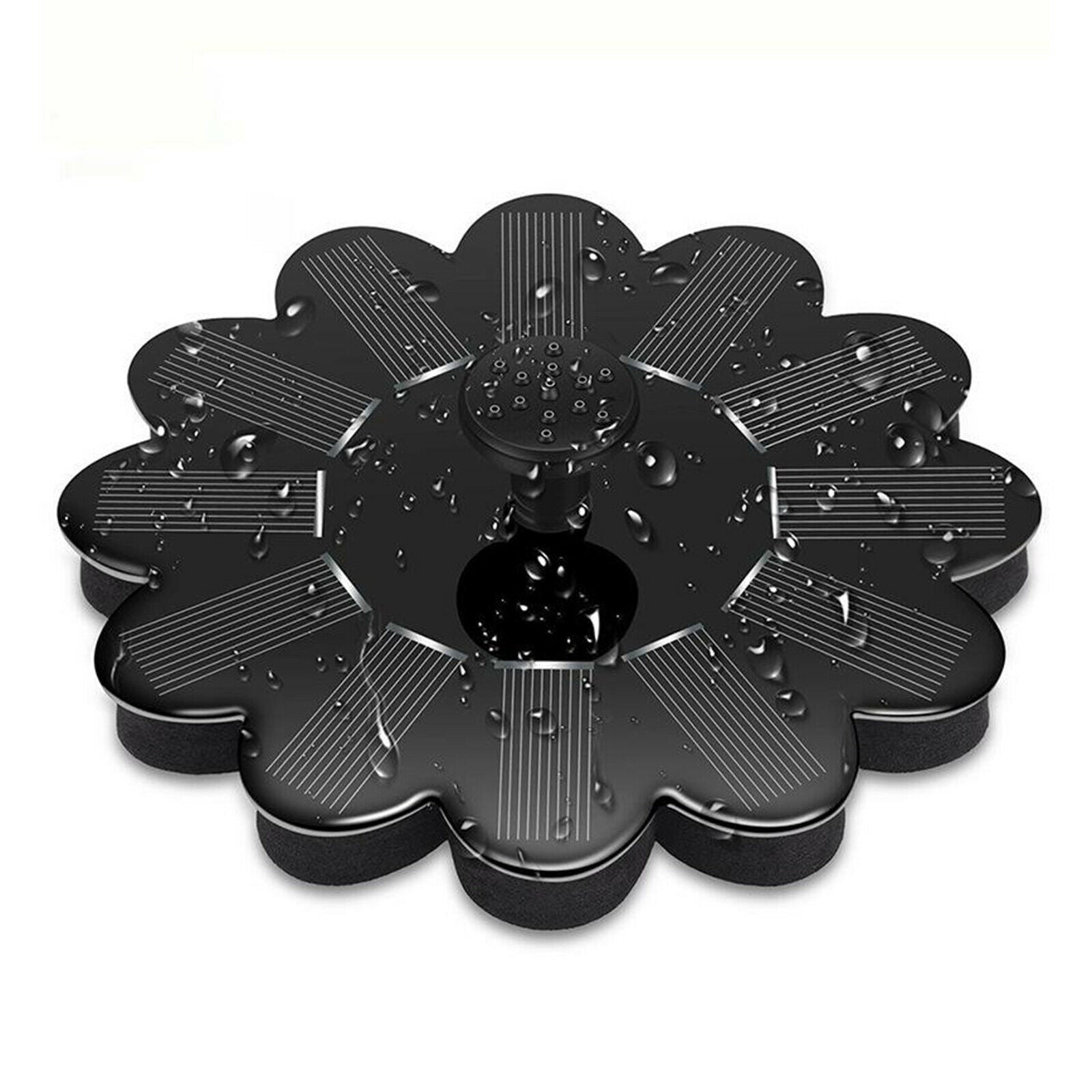 Solar Panel Fountain Pump, 1.4W for Pond, Swimming Pool, Terrace, Fish Tank