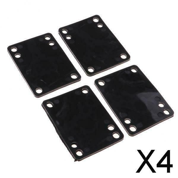 4X 4pcs Longboard Shockpads Hardware Skateboard Trucks Decks Wheel Tools