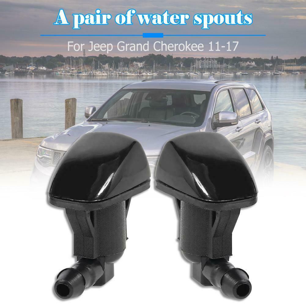 For Grand Cherokee 11-17 Front Windshield Washer Nozzles 68260443AA 1 Pair